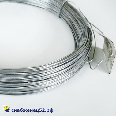 Проволока (ЦИНК) 1,2мм (1кг) низкоуглерод. сталь, т/о